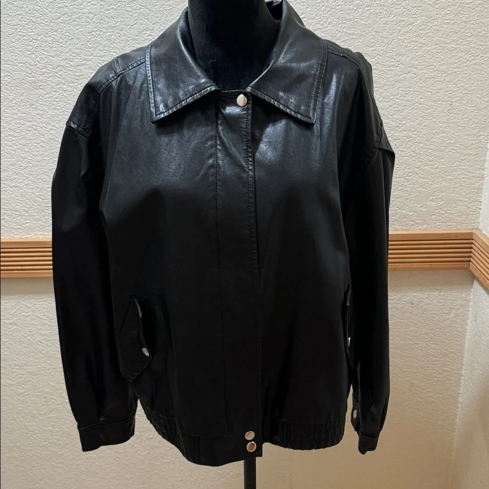 Wild Fable Size XL Faux Leather Jacket! - Picture 2 of 9